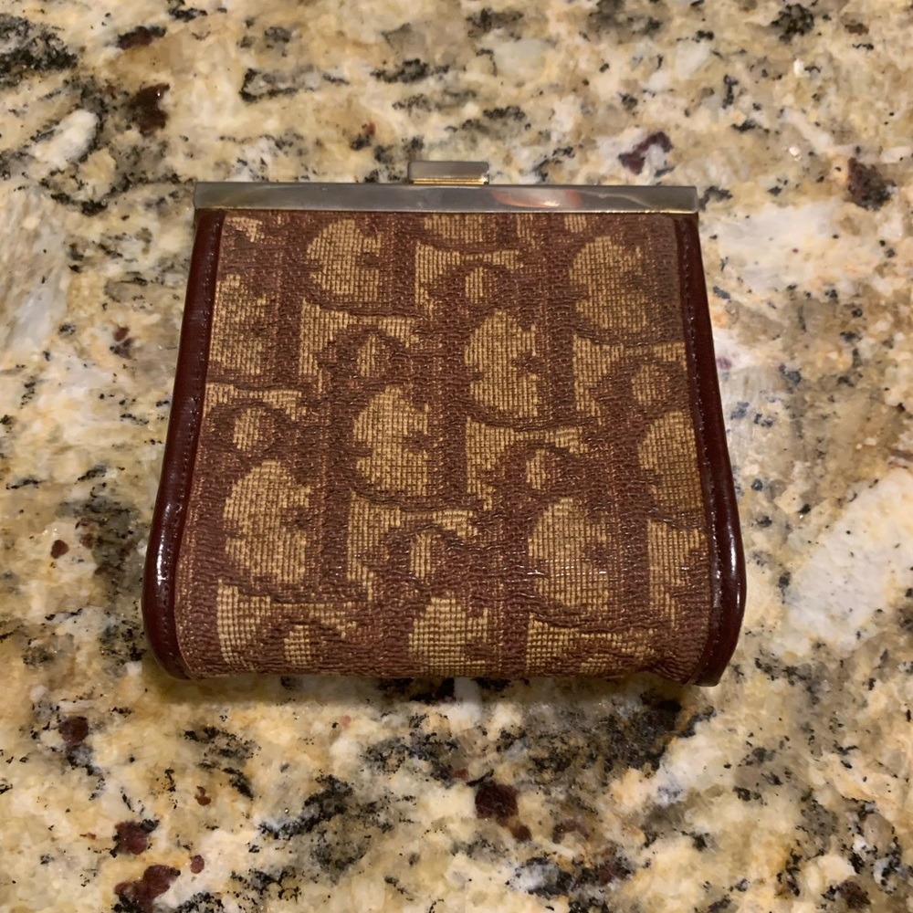 Rare Vintage Christian DIOR Trotter Coin Purse